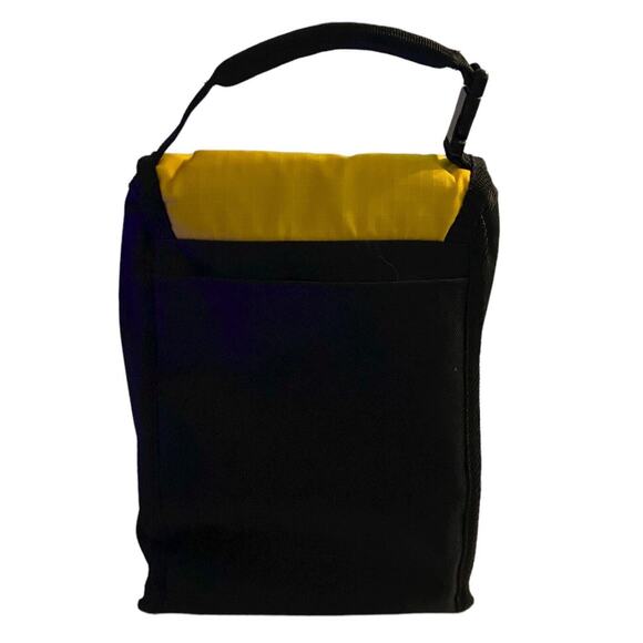 Media Insulated Bag Reusable Pocket Lunch Baby Bottles Zipper Yellow - Picture 4 of 8